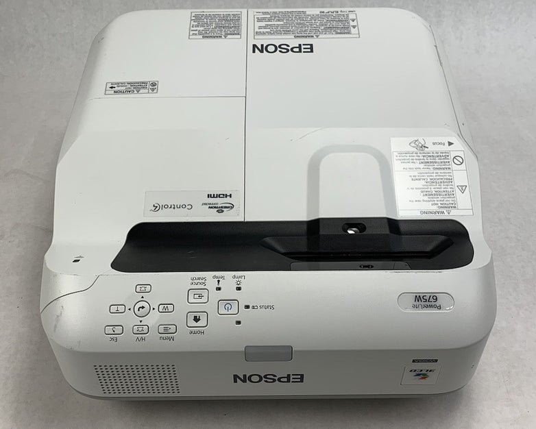 Epson H745A BrightLink 675W LCD Projector 1397 Lamp Hours