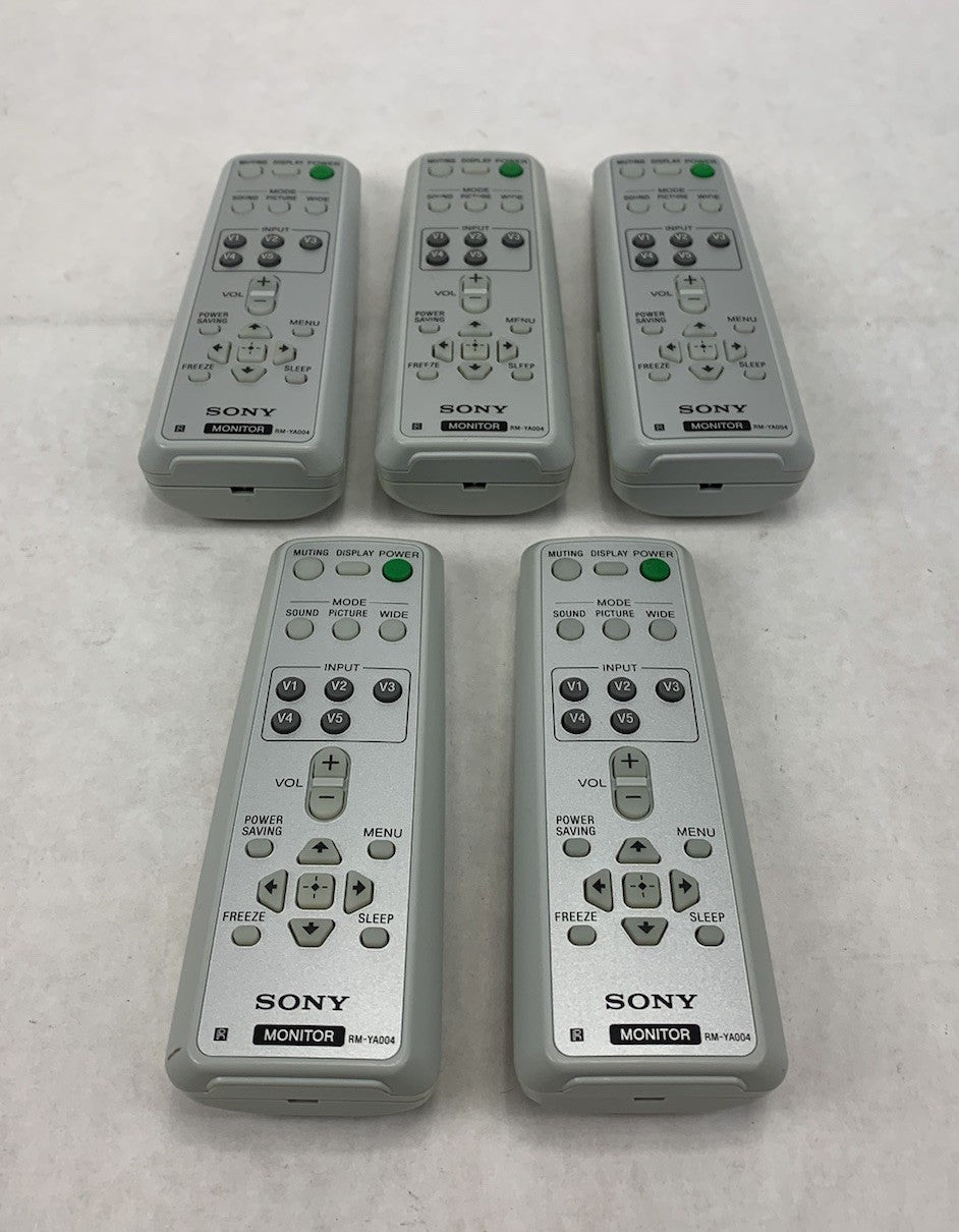 Sony RM-YA004 Monitor Remote (Lot of 5)