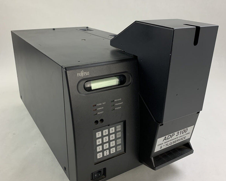 Fujitsu ATB Printer 9811 CA02421-A041 Powers On No Ribbon or Cards For Parts