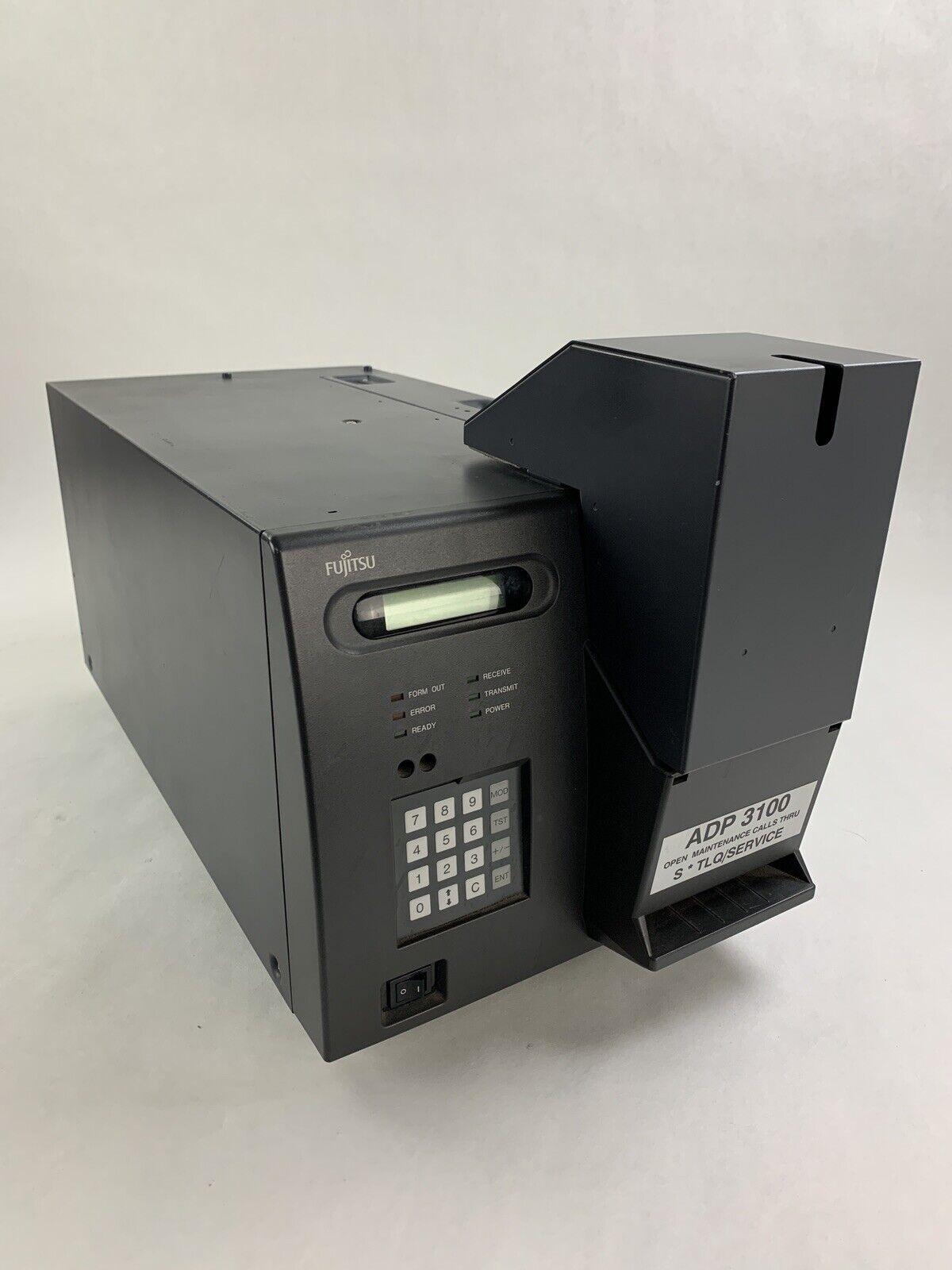 Fujitsu ATB Printer 9811 CA02421-A041 Powers On No Ribbon or Cards For Parts