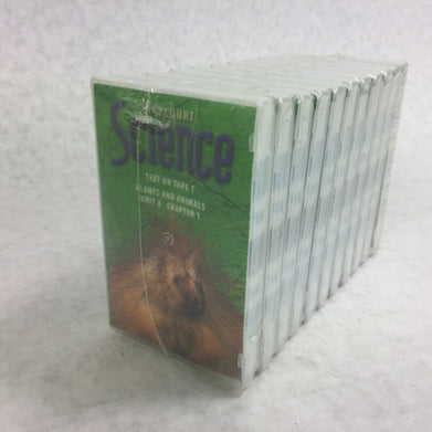 Harcourt Science Grade 3 Text On Tape Units A-F (Lot of 11)