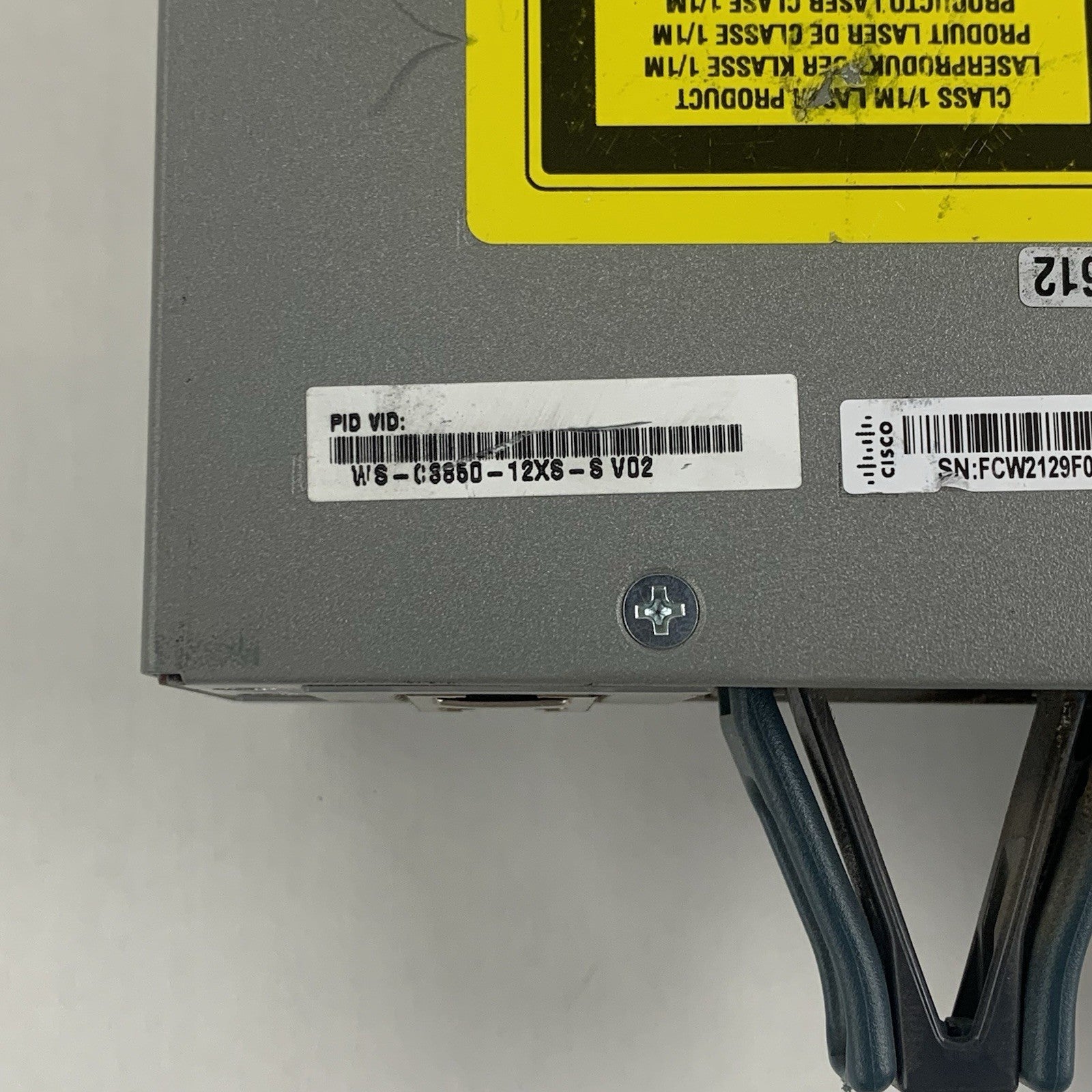 Cisco WS-C3850-12XS-S 12-Port SFP+ 10Gb Managed Switch Tested Reset 1xPSU8