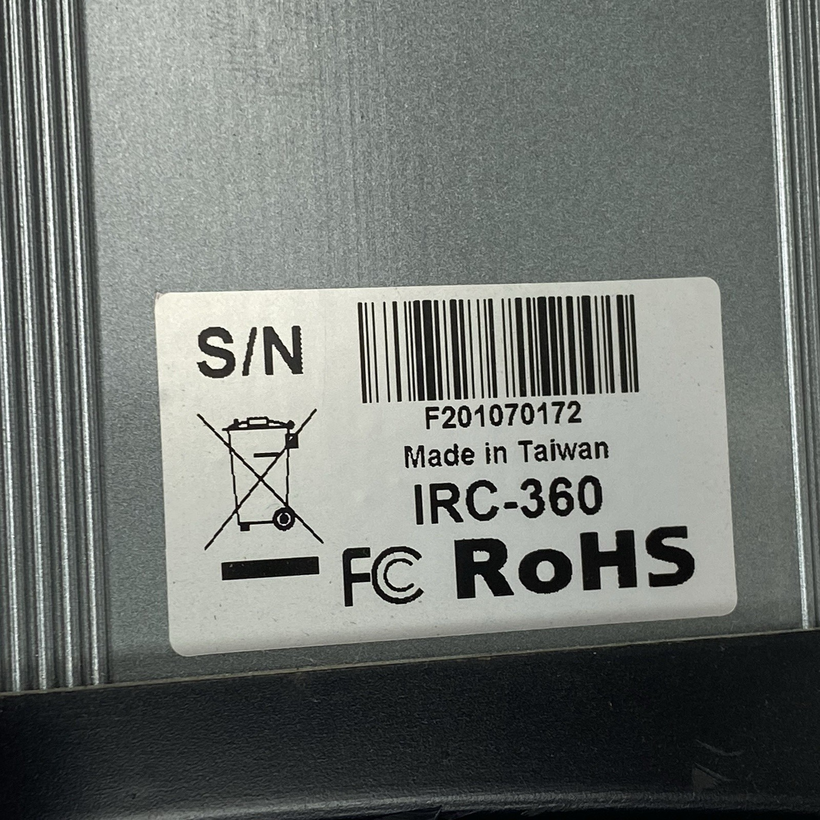 TeachLogic IRC-360 Quantum II Column Speaker No Power Supply Untested