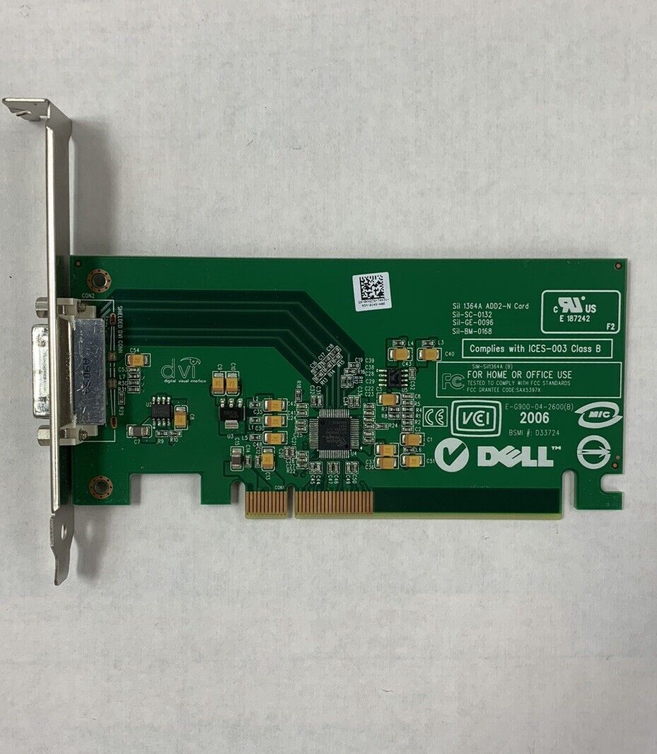 Dell 0KH276 E-G900-04-2600 Sil 1364A DVI AGP Video Graphics FFF GPU (Lot of 2)