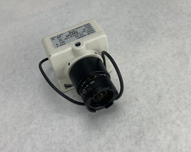 Hamilton ICD-505 Color Camera 1/3" 3.5-8mm Lens For Parts or Repair