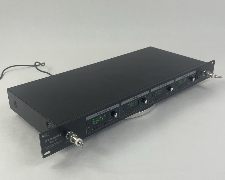 GTD Audio G 380 Wireless Rackmount Receiver Untested No Power Cord