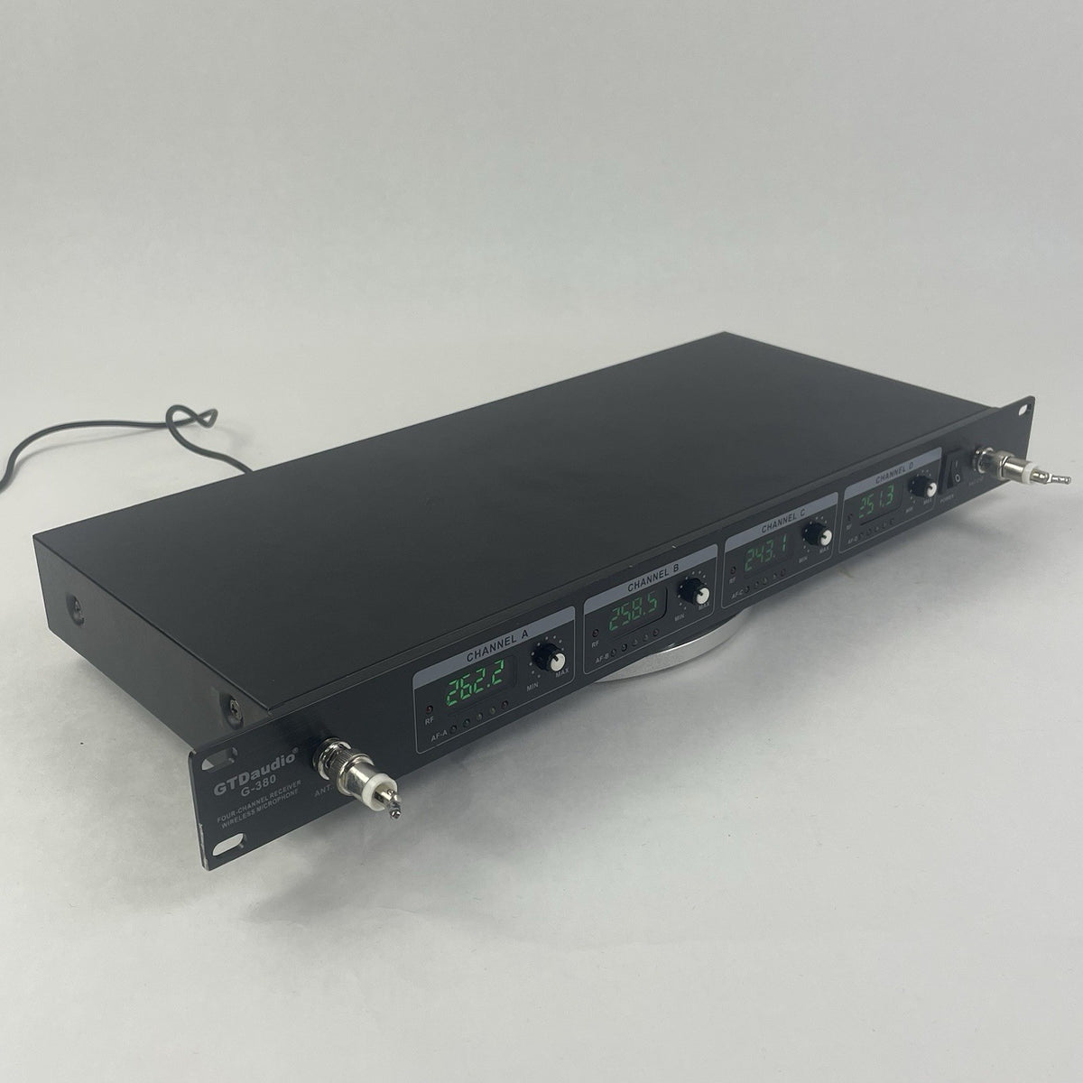 GTD Audio G 380 Wireless Rackmount Receiver Untested No Power Cord0
