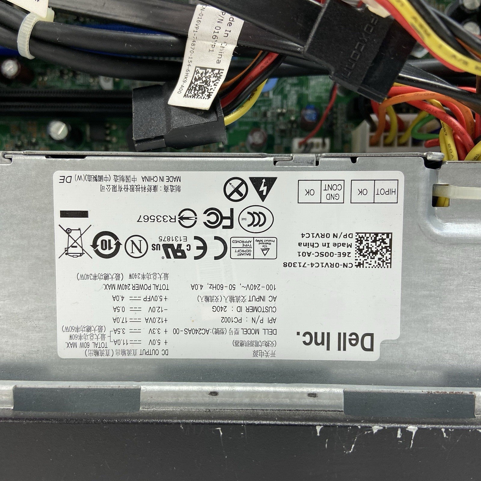 Dell Inspiron 790 SFF Intel Core i3-2100 3.1GHz 32GB RAM No HDD No OS11