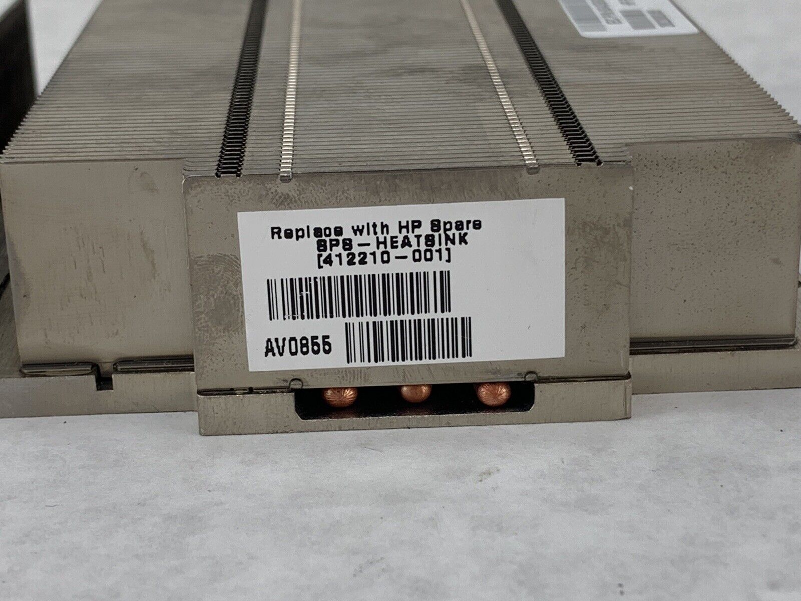 HP 412210-001 HP Server Heatsink for Proliant DL360 DL165 G5 Lot of (2)