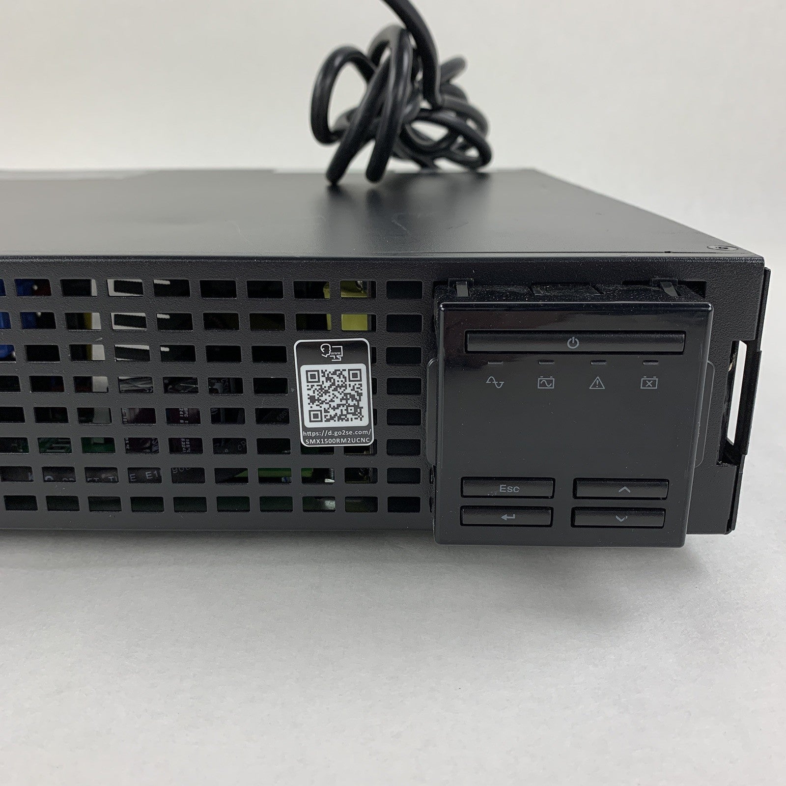 APC SMX1500RM2UCNC Rack Mounted Battery Backup AP9630 Tested No Batts No Caddy