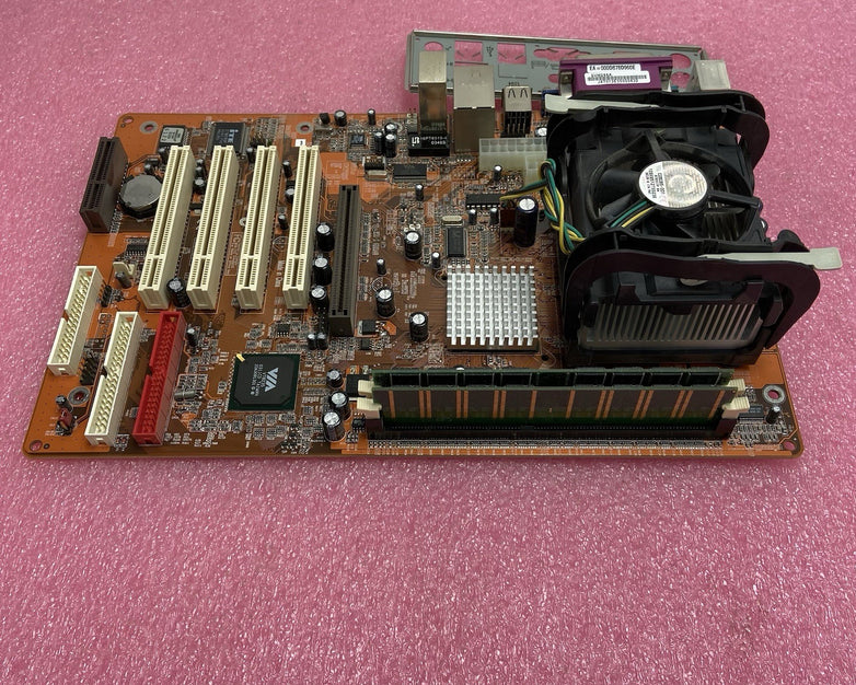 Syntax SVM266A Motherboard Intel Pentium 4 2.8GHz 1GB RAM w/IO Shield