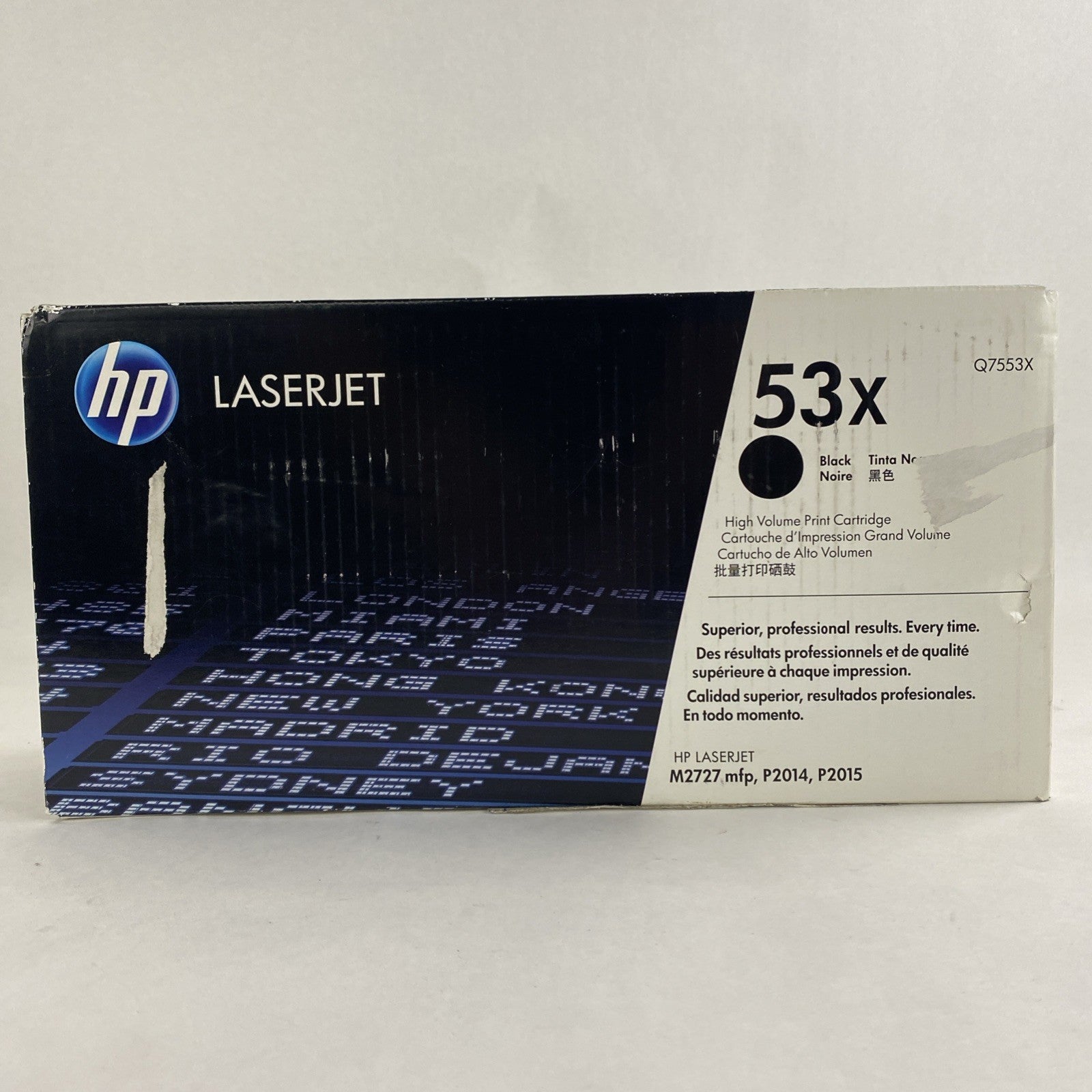 HP Q7553X 53X Laserjet Black High Volume Print Cartridge 1