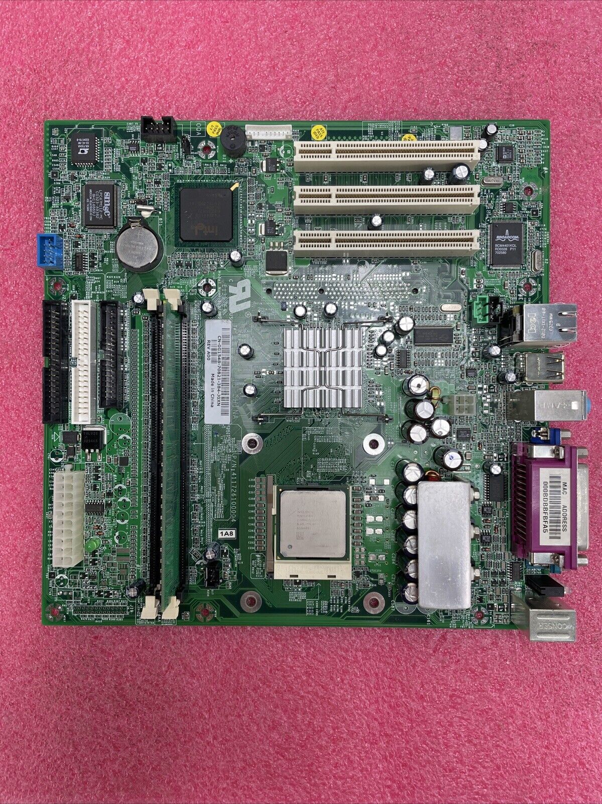 Dell Dimension 2400 MT Motherboard Intel Pentium 4 2.2GHz 256MB RAM