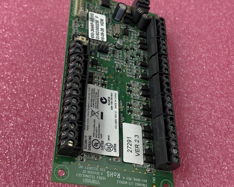 Verex Technology 650-3646 Output Card 12VDC 100mA Input 12VDC 2 x 10mA Output