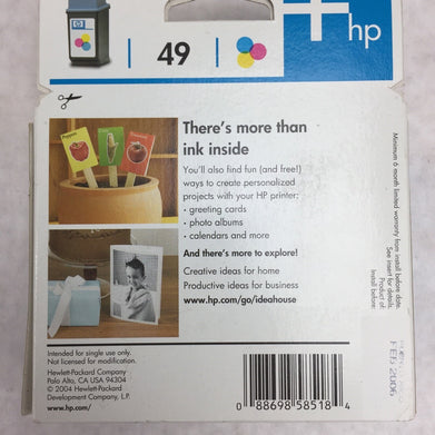 HP 49 Tricolor Ink Cartridge