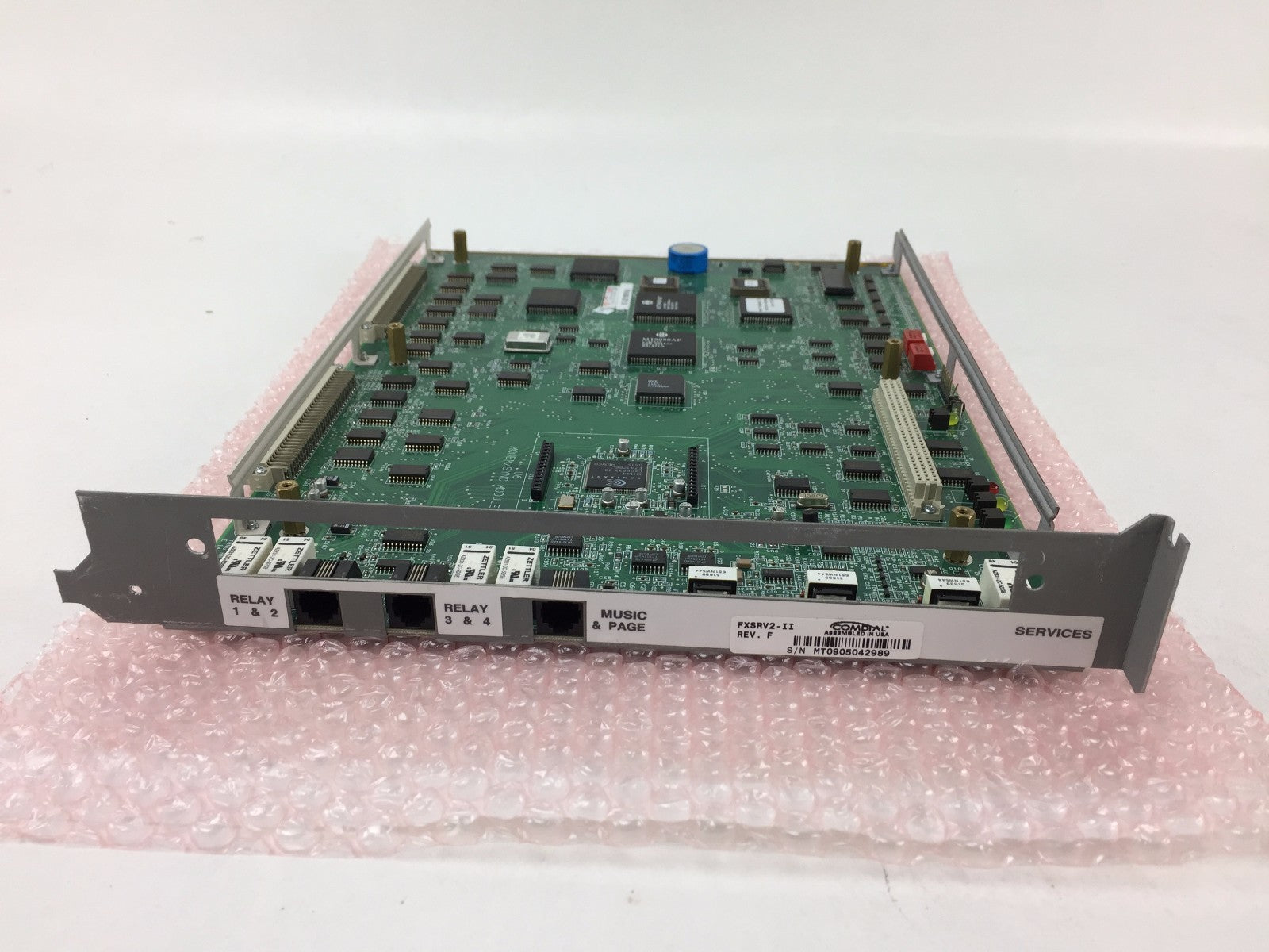 Comdial Vertical FX II/MP5000 FXSRV2-II Rev F 480 Port Services Circuit Card