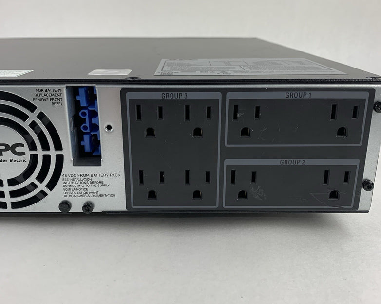 APC SMX1500RM2UCNC Battery Backup UPS Tested No Net Card No Batt No Faceplate