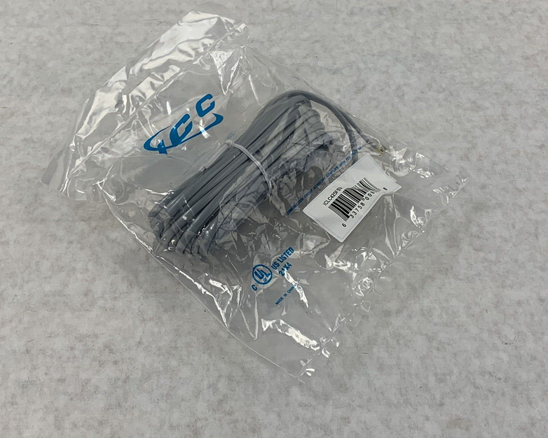 25 Foot Grey Wall Cord ICC ICLC425FSV Lot of 8