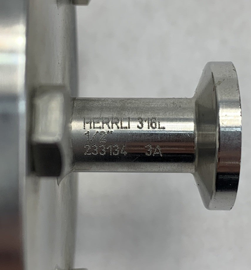 BioPharm MaxPure Herrli 316L 1/2" 407394 Stainless Steel Fitting Coupler