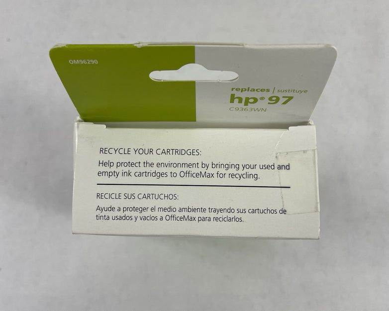 OfficeMax C9363WN HP 97 Tri-Color Ink Printer Cartridge Open Box