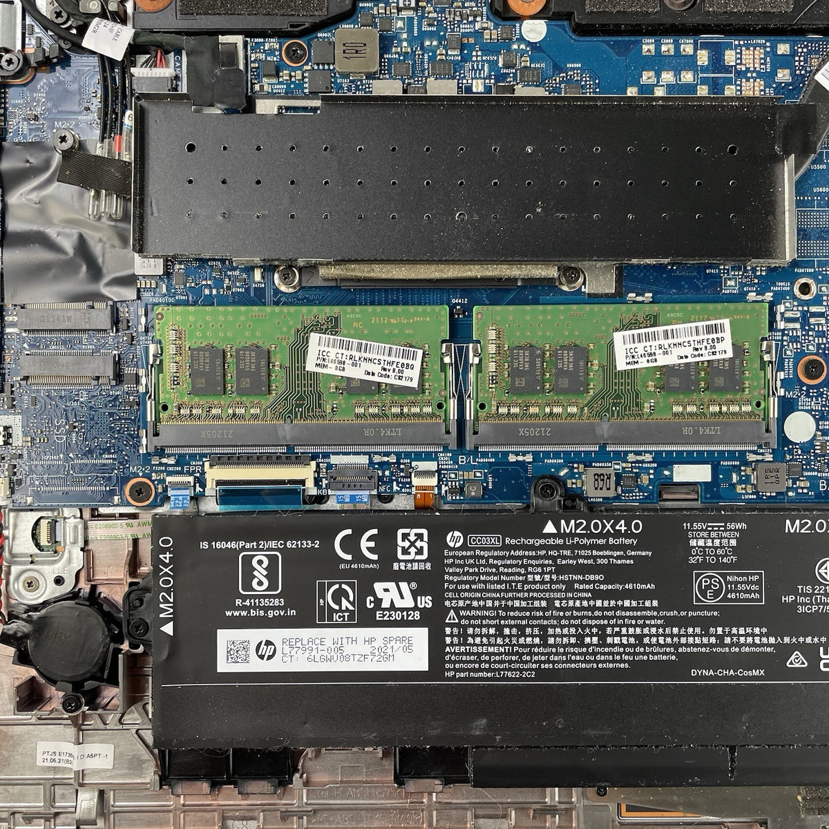 HP EliteBook 850 G8 15.6" i5-1145G7 2.60 GHz 16 GB No SSD/OS/AC - READ20