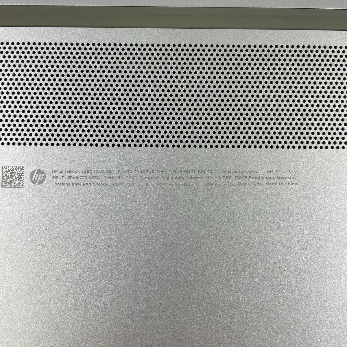 HP EliteBook x360 1030 G8 13.3" i7-1185G7 3.00 GHz 16 GB RAM No SSD/OS/AC14