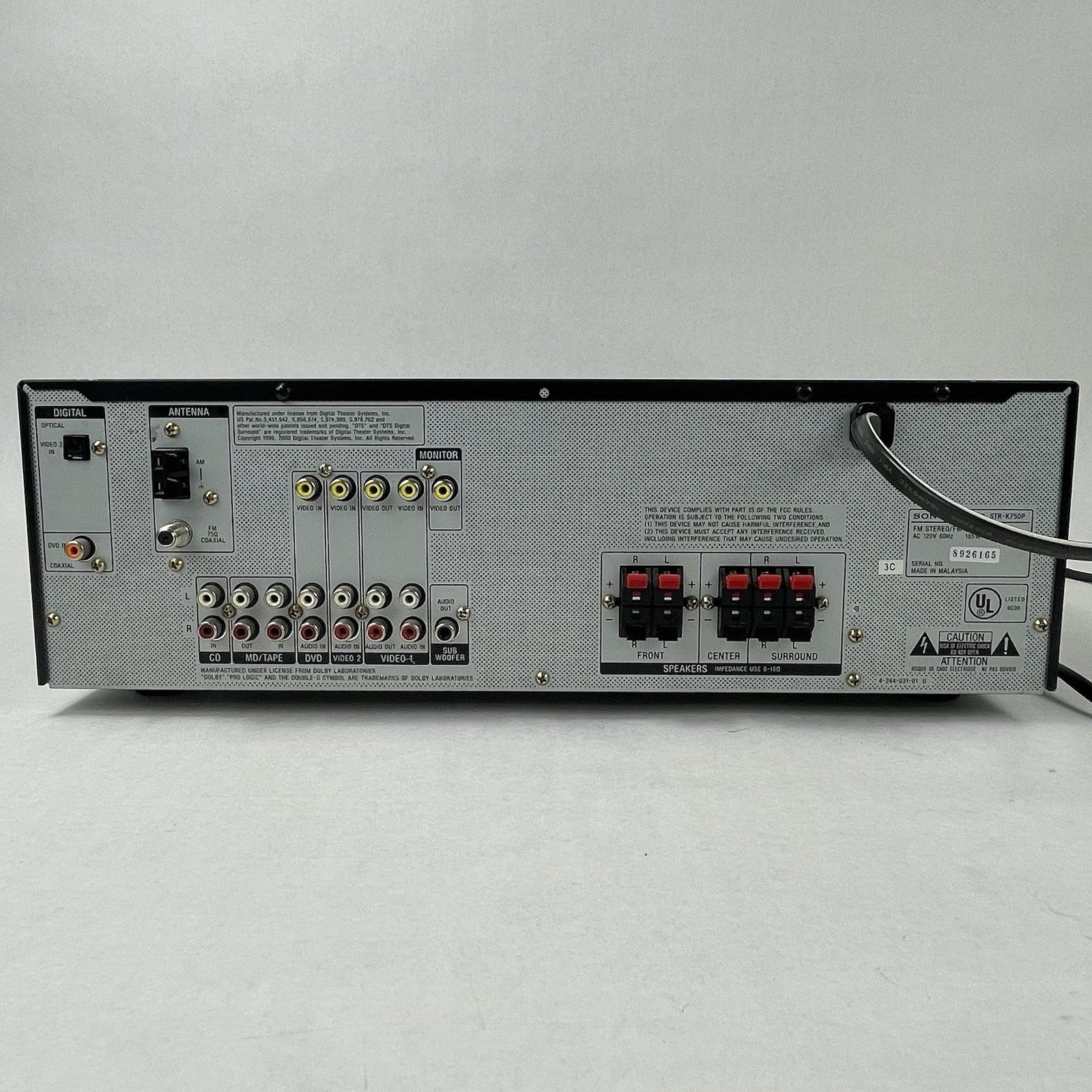 Sony STR-K502P Receiver HiFi Stereo 5.1 Channel Home Theater Audio Tested