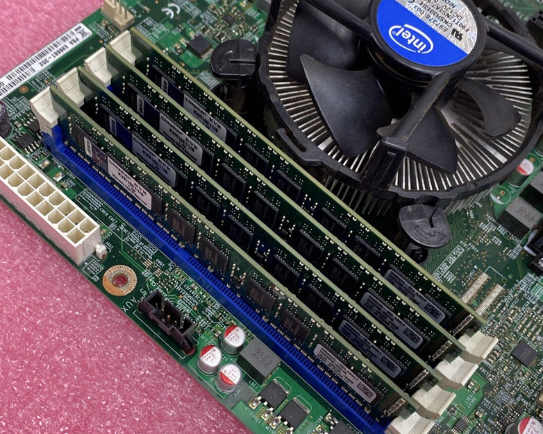 Intel S1200BTL Motherboard Intel Xeon E3-1230V2 3.3GHz 32GB RAM w/ Shield