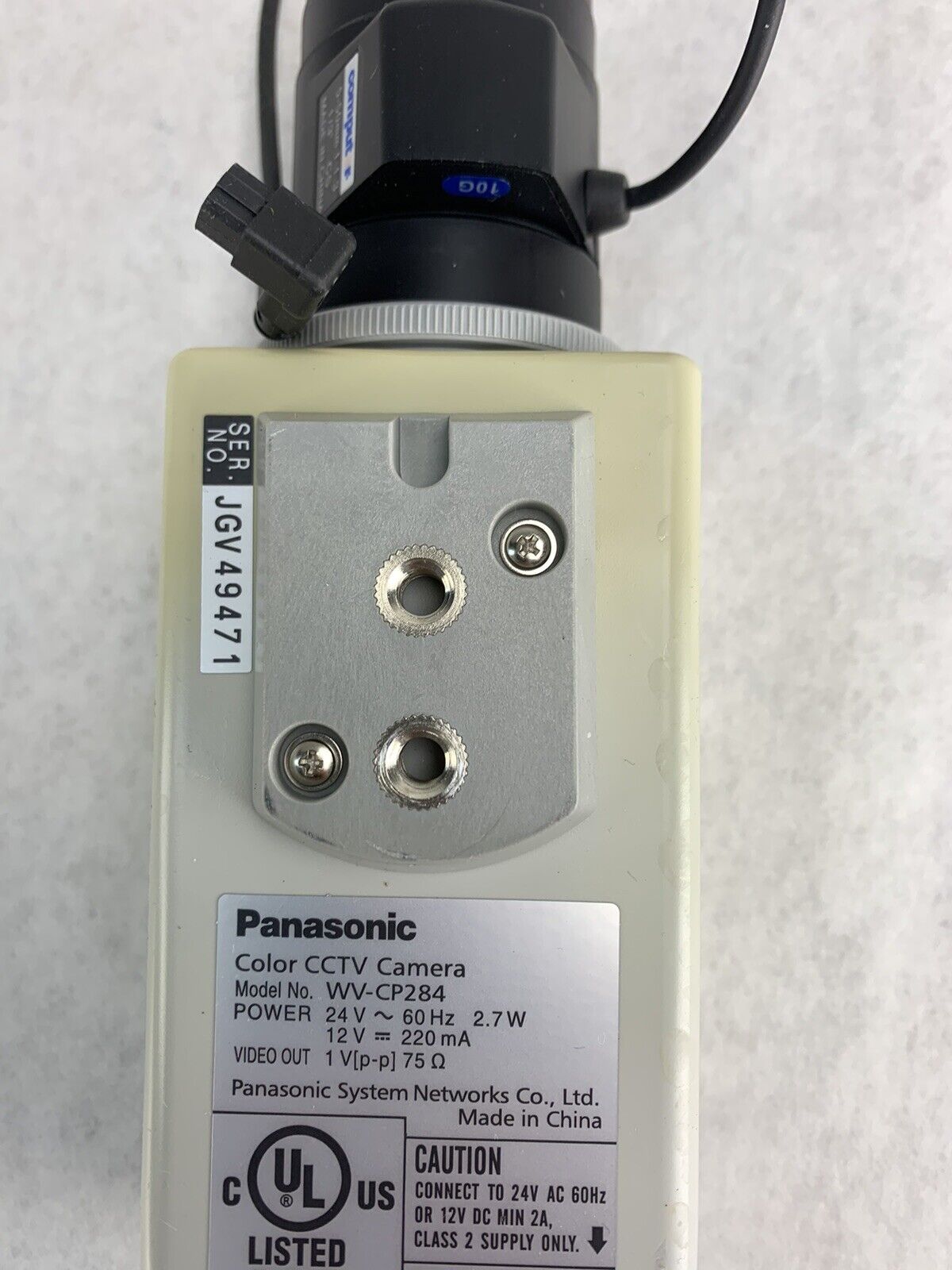 Panasonic WV-CP284 Color CCTVV Camera