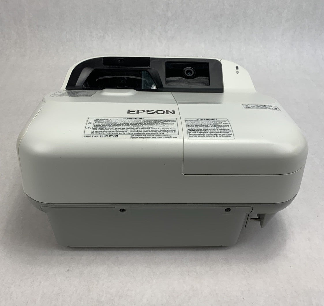 Epson H599A BrightLink 595Wi LCD Lamp Projector 1351 Lamp Hours No Remote1