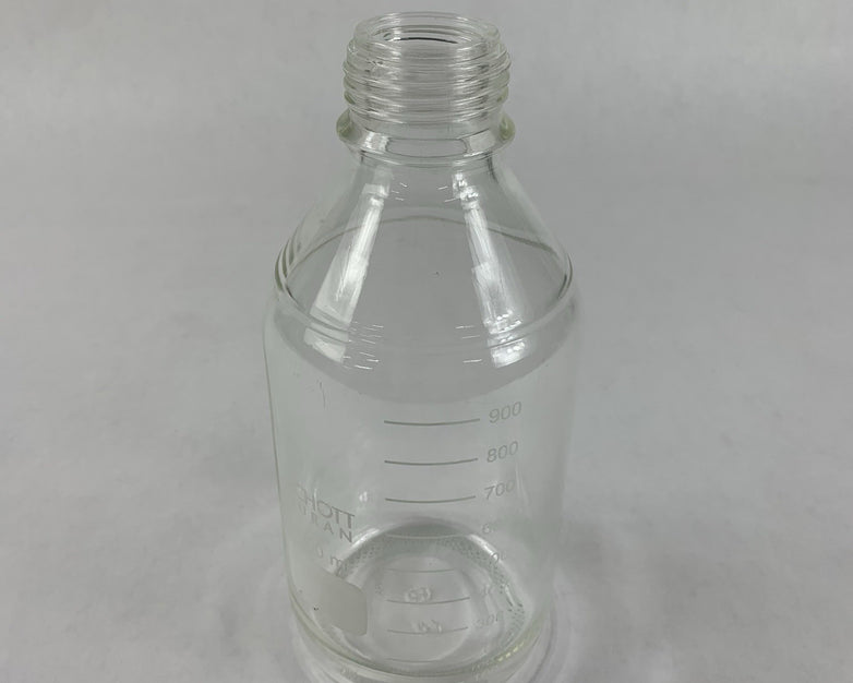 Schott Duran 1000 mL Round Wide Mouth Media Storage Bottle - No Lid