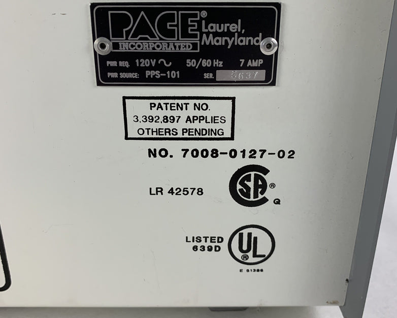 Pace Inc. 7008-0127-02 Dual Path Solder Extractor w/ Foot Pedal Power Tested