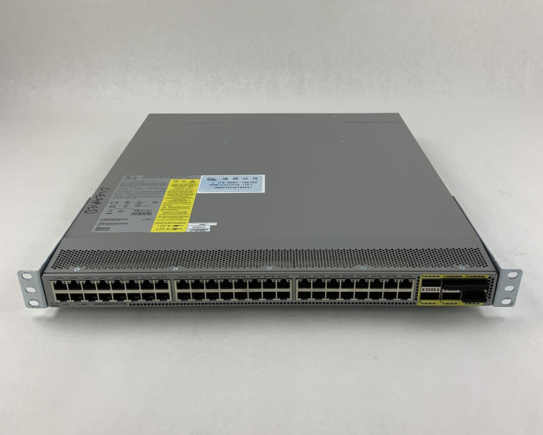 Cisco N3K-C3172TQ-10GT 48-Port 10GbEv 6x 40GbE Switch 2x Power Sup Tested Reset