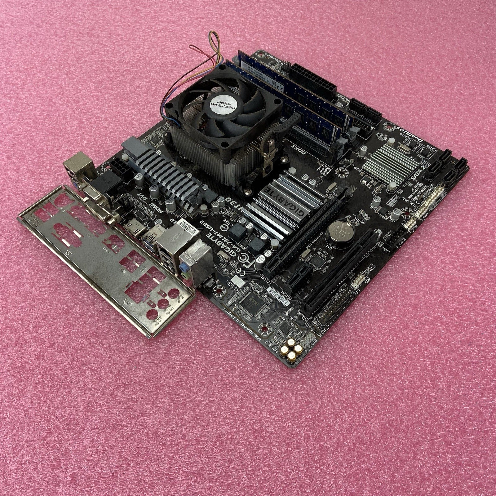 Gigabyte GA-78LMT-USB3 6.0 Motherboard AMD FX-6300 3.5GHz 4GB RAM w/IO Shield0