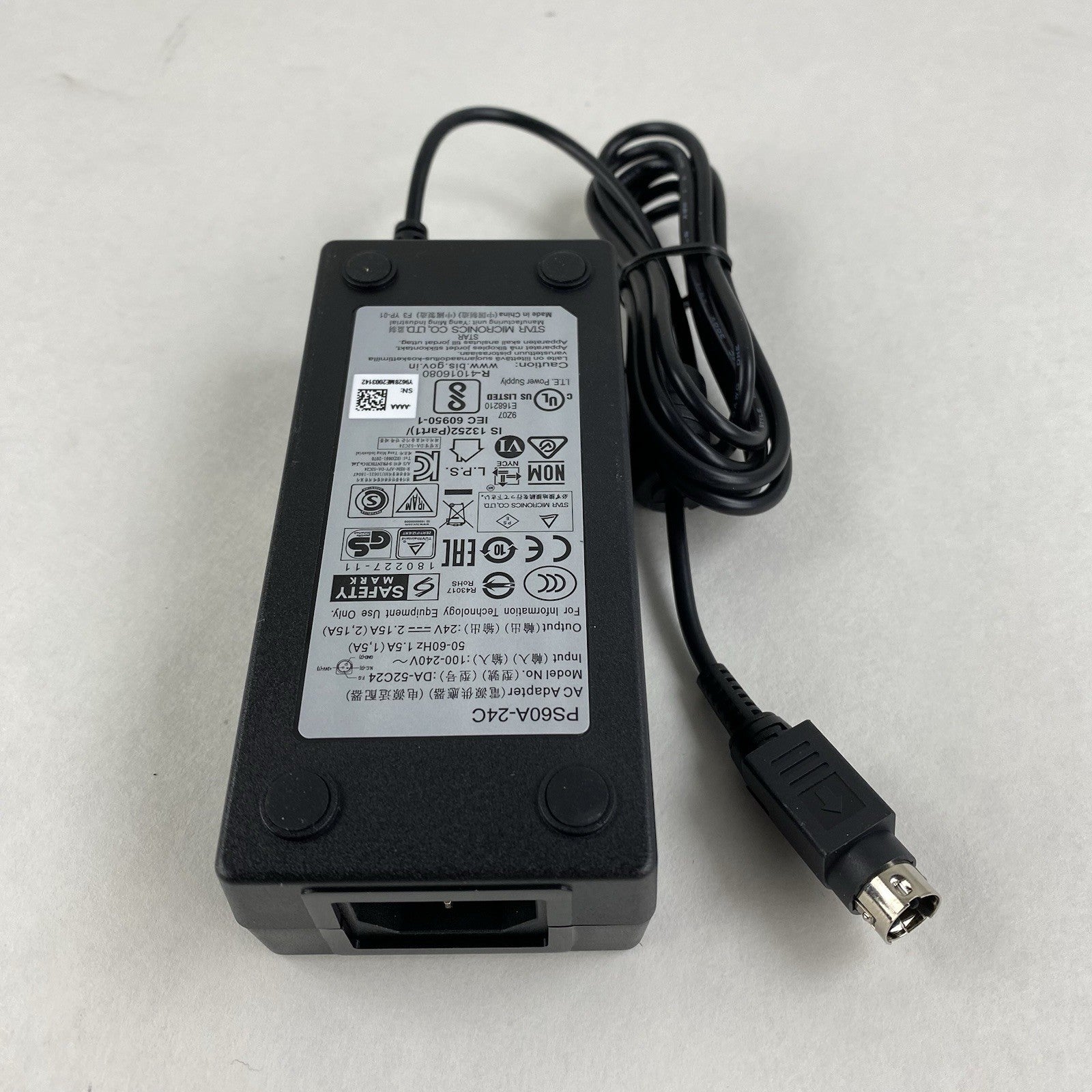 Star Micronics PS60A-24C 24V 2.15A AC Adapter (Lot of 15)