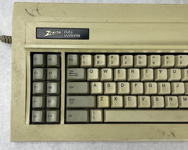 Zenith Data Systems Z-150 Keyboard Yellow Switches