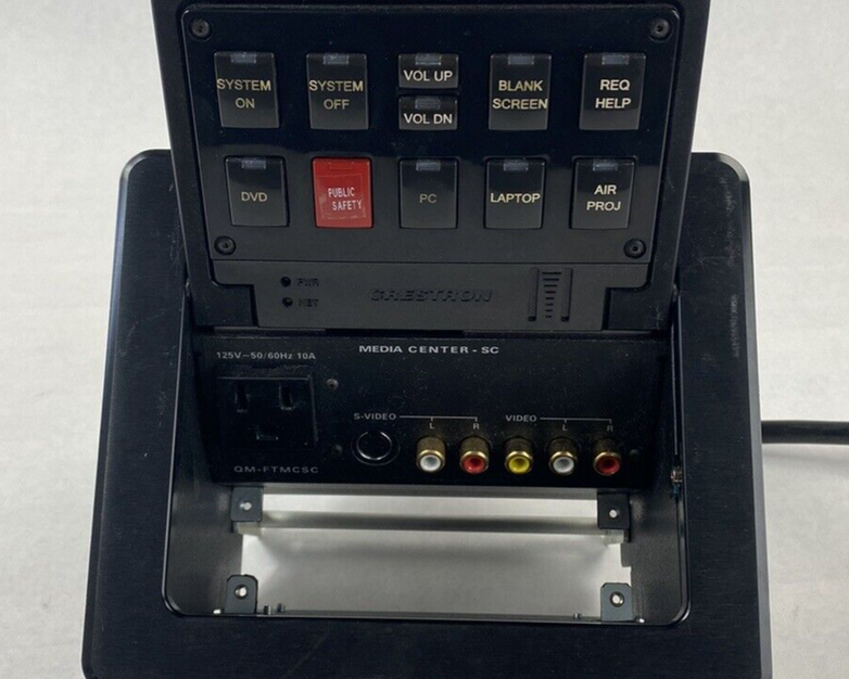 Crestron QM-FTMCSC-B Quick Media Flip Top For Parts or Repair