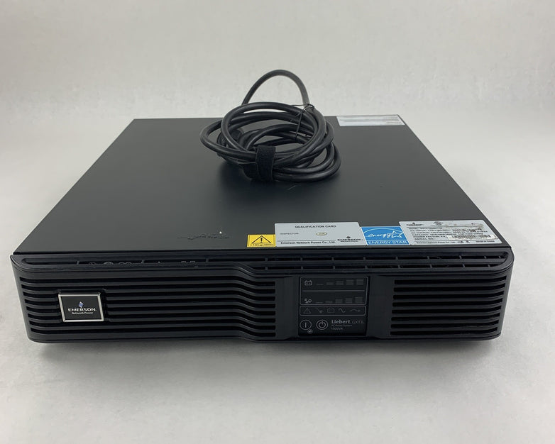 Liebert Emerson GXT3-1500RT120 UPS System Tested No Batteries No Caddy
