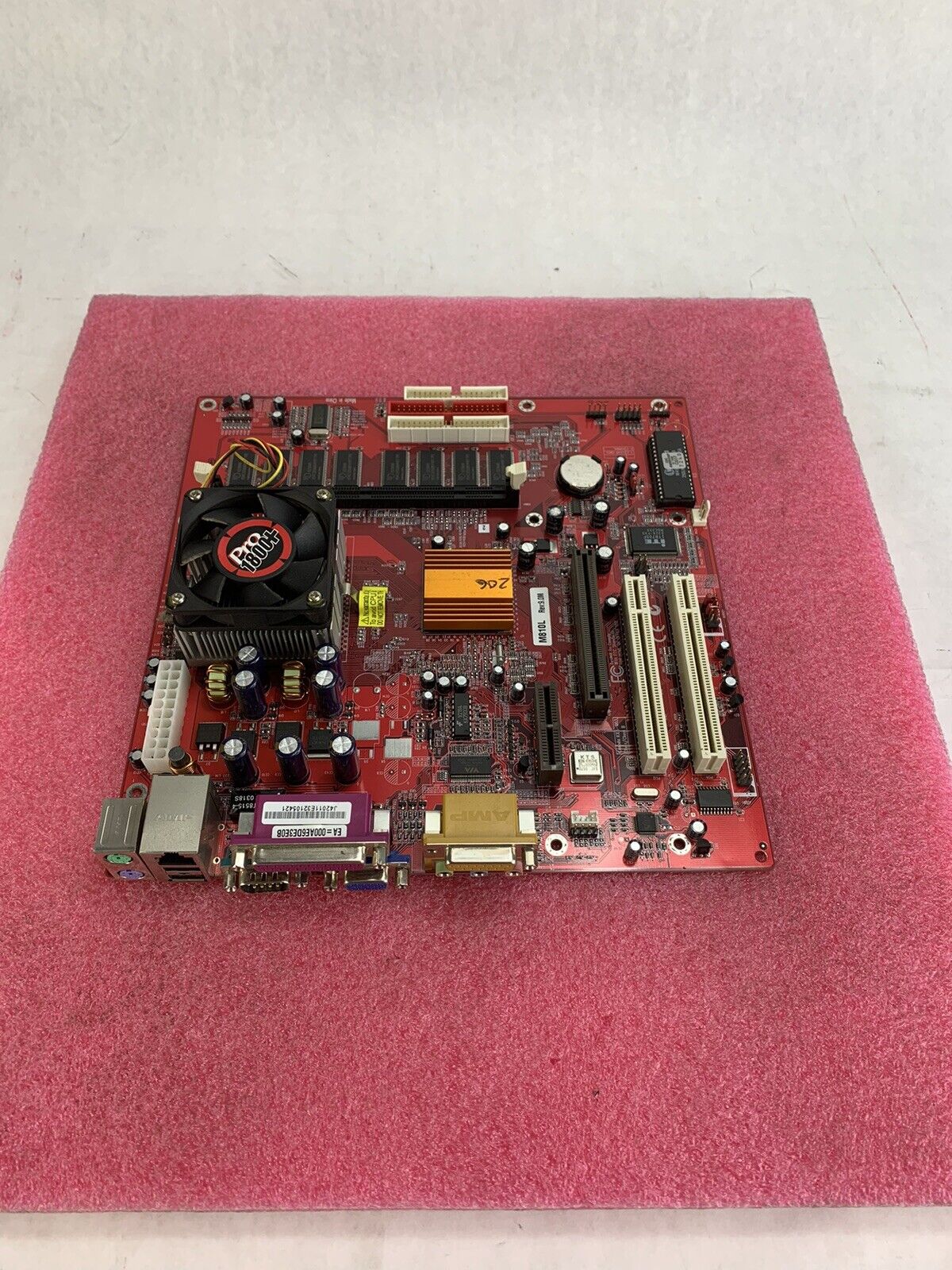 PC Chips M810L Motherboard AMD Duron 1.26GHz No RAM No I/O Shield