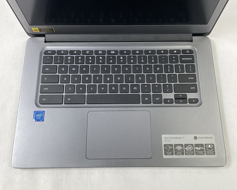 Acer Chromebook 14 CB3-431 14" Celeron N3160 1.60 GHz 4 GB RAM 16 GB HDD No AC