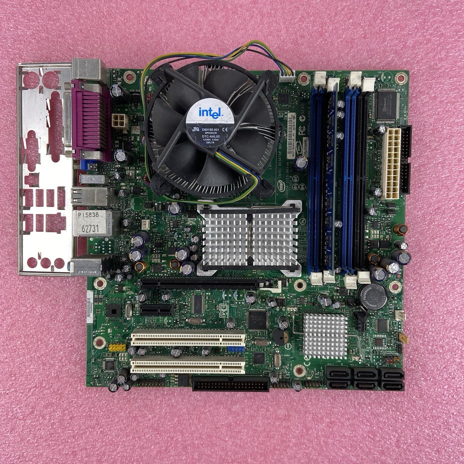 Intel DQ965GF Motherboard Intel Core 2 Duo 6400 2.13GHz 2GB RAM w/IO6