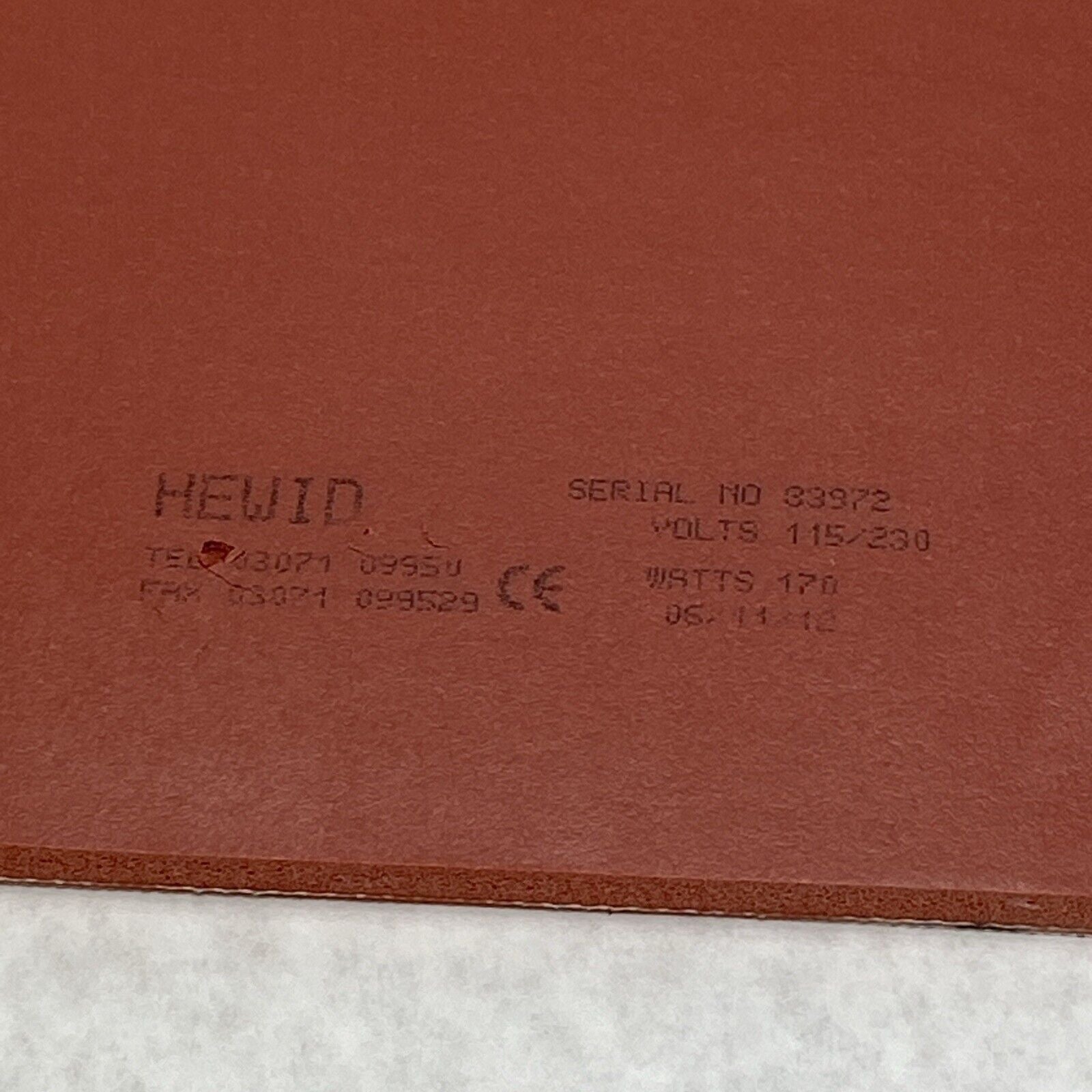 Sartorius BB-8842193 Hewid Fermentation Heating Pad 16.5" x 5"