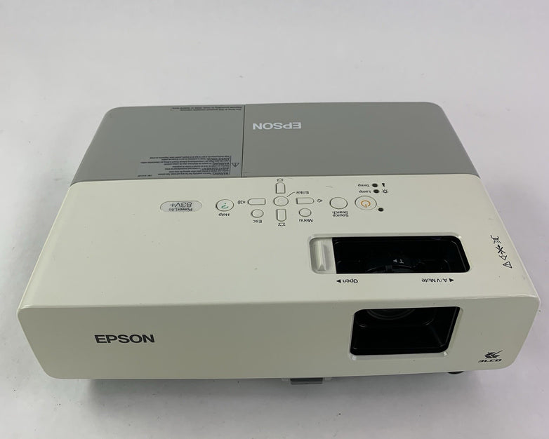Epson H371A PowerLite 83+ LCD Projector - Tested No Remote 0 Lamp Hours