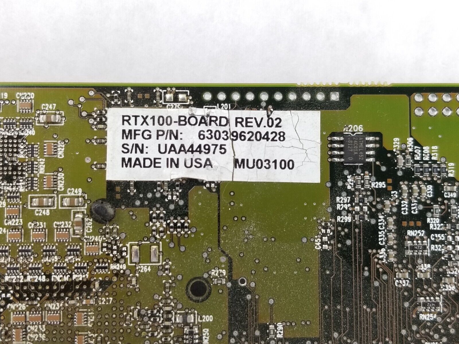Matrox 7089-02 C RTX100 Board
