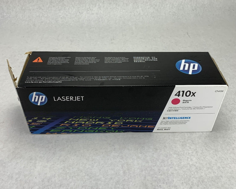 HP LaserJet CF413X 410x Magenta Print Cartridge Exp. 2018 - Open Box