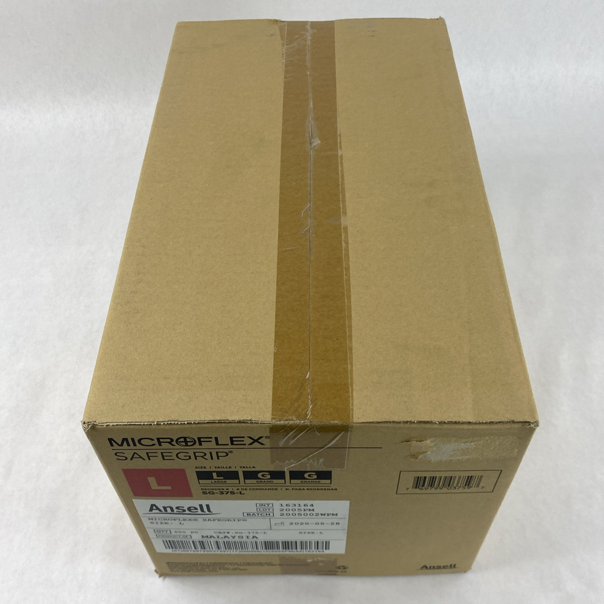 Ansell Microflex SG-375-L Exam Gloves Size L Blue - 500 Count2