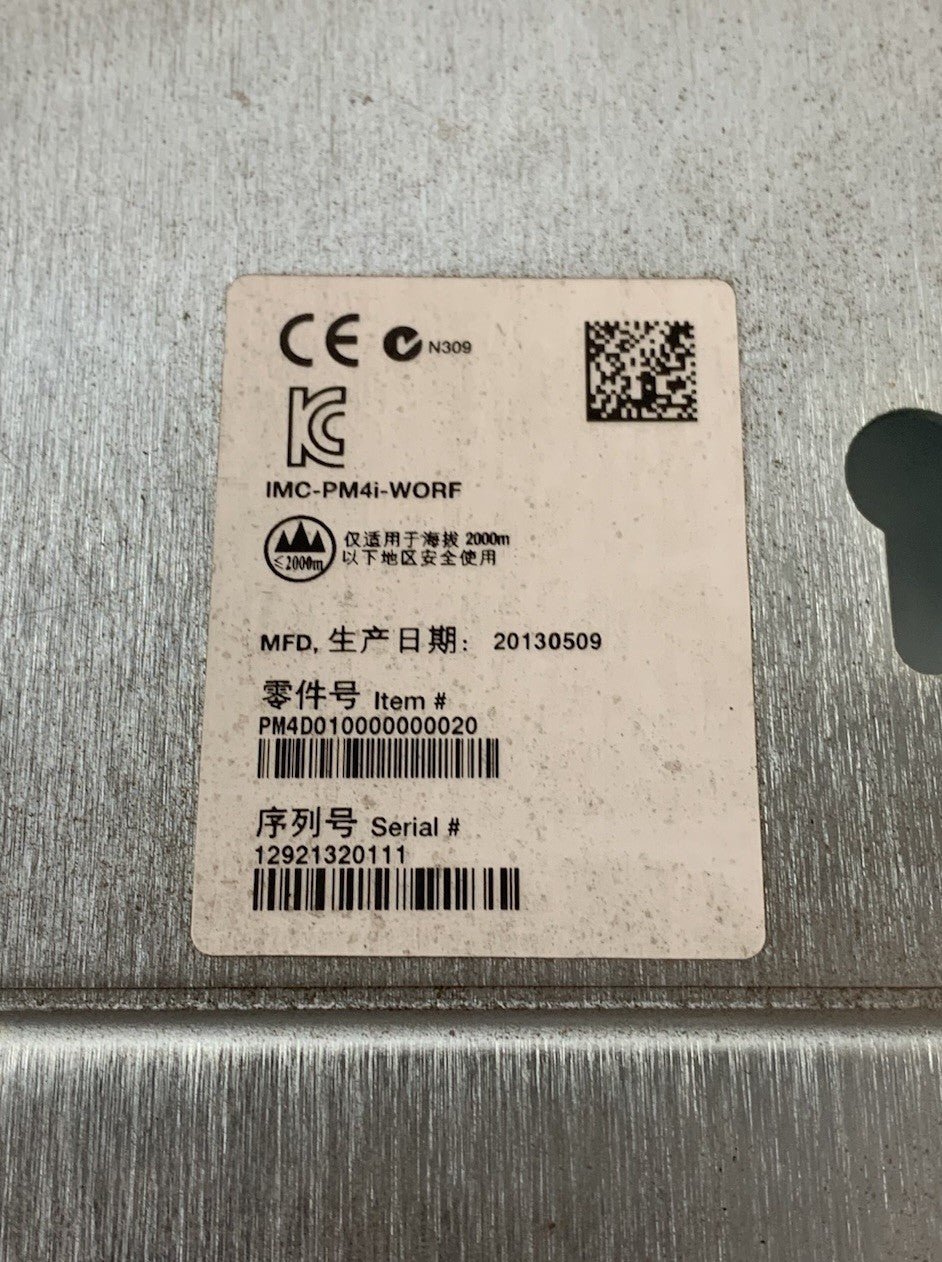 Intermec PM4i 203dpi IPL Thermal Label Printer - Tested Missing Front Door7