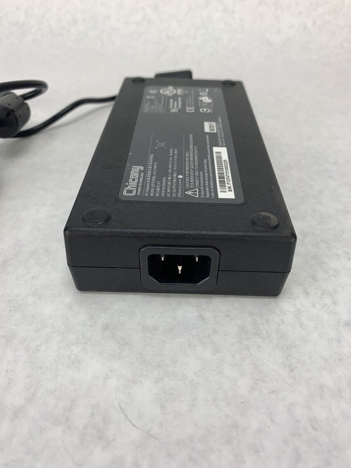 Chicony AC Adapter A12-230P1A 19.5V DC 11.8A 230W MSI GE73 Raider