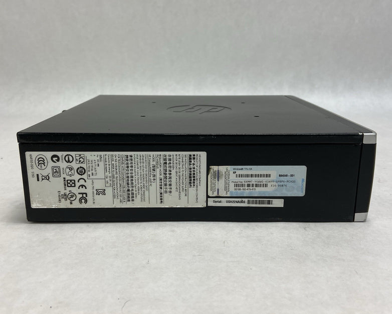 HP Compaq 8200 Elite USFF Intel Core i3-2120 3.3GHz 4GB RAM No AC/HDD/OS
