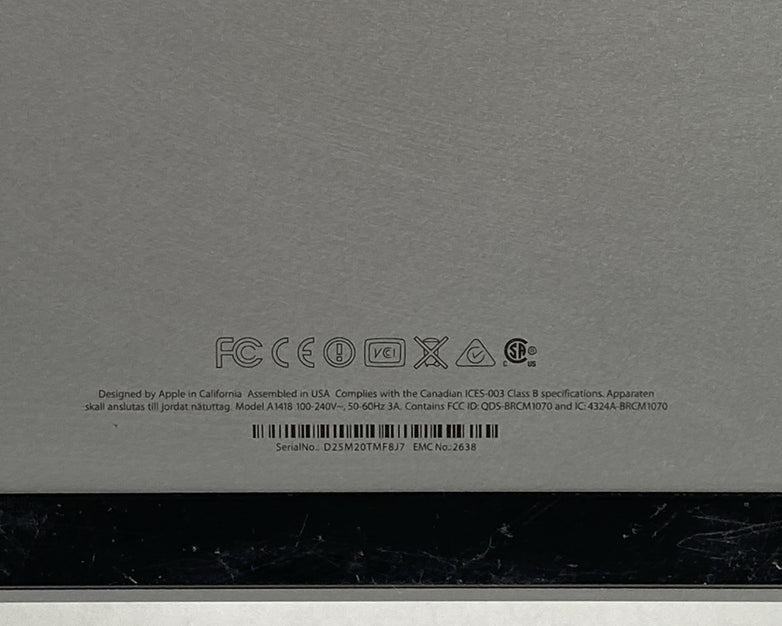 Apple A1418 iMac 21.5" 2013 2.7GHz Core i5 8GB RAM 1TB HDD macOS 10.15.7